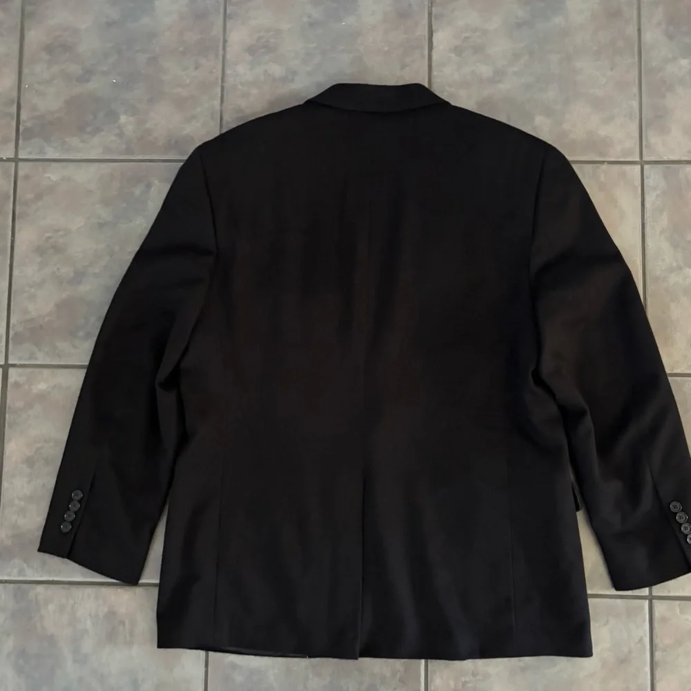 Club Room Cashmere Blazer Macys Men’s 42 Short Solid Black‎ Sport Cost 2 Button